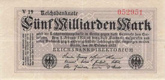5 Milliarden Mark